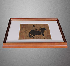 北关书画装裱配框服务案例